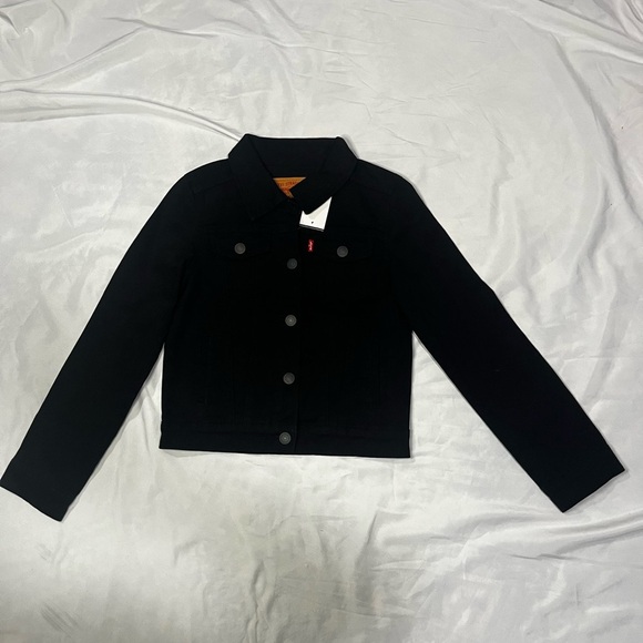 Levi's Kids Classic Black Jean Jacket - Picture 1 of 4